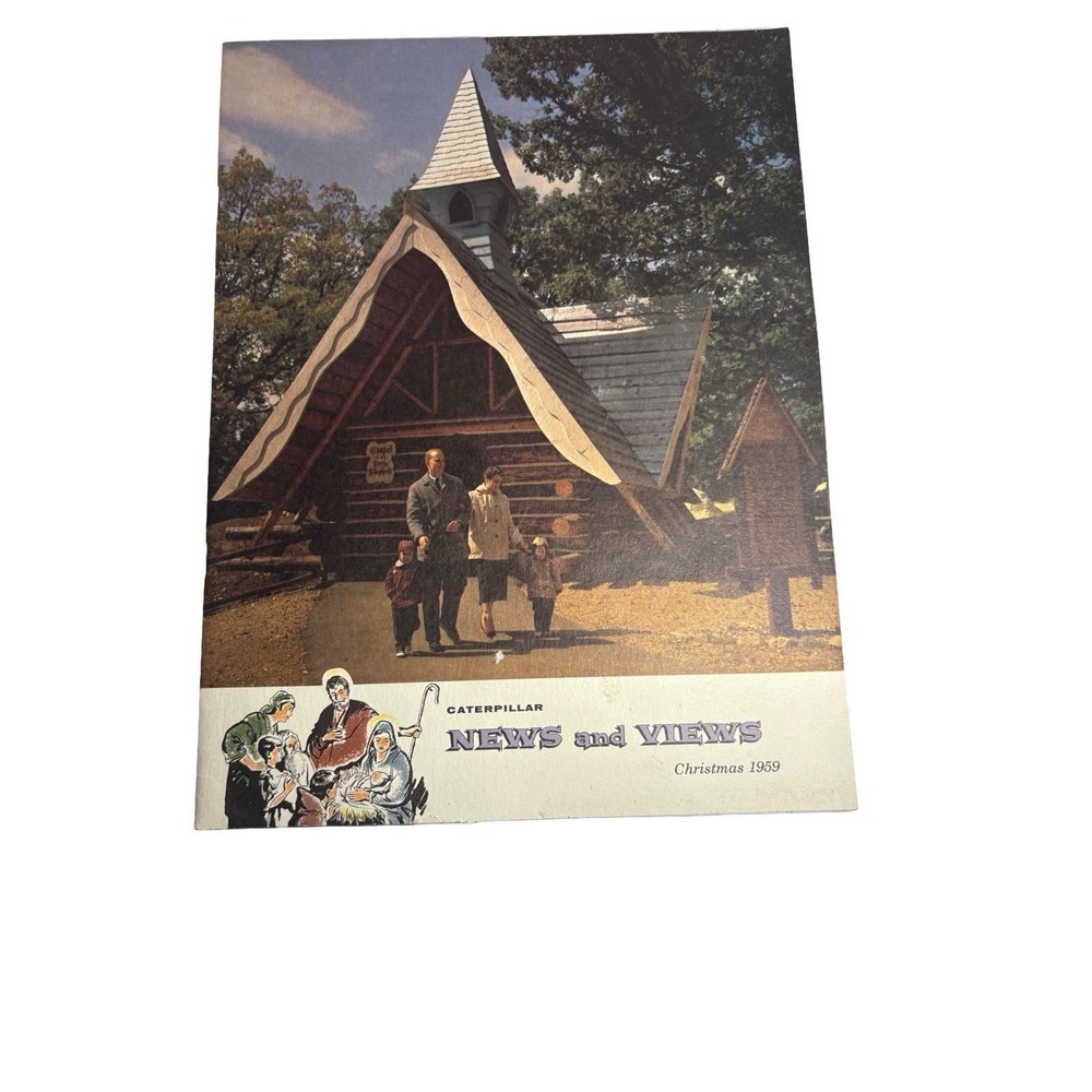 Vintage Caterpillar News And Views Magazine‎ Christmas 1959